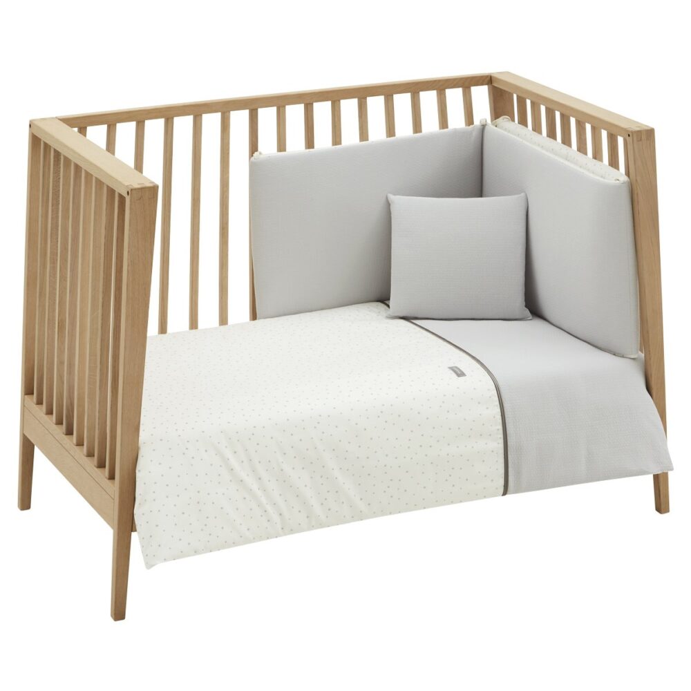 Jgo 2 Pcs.F.Nordica Cuna 70 Magia Gris 110X170X3 Cm Cambrass