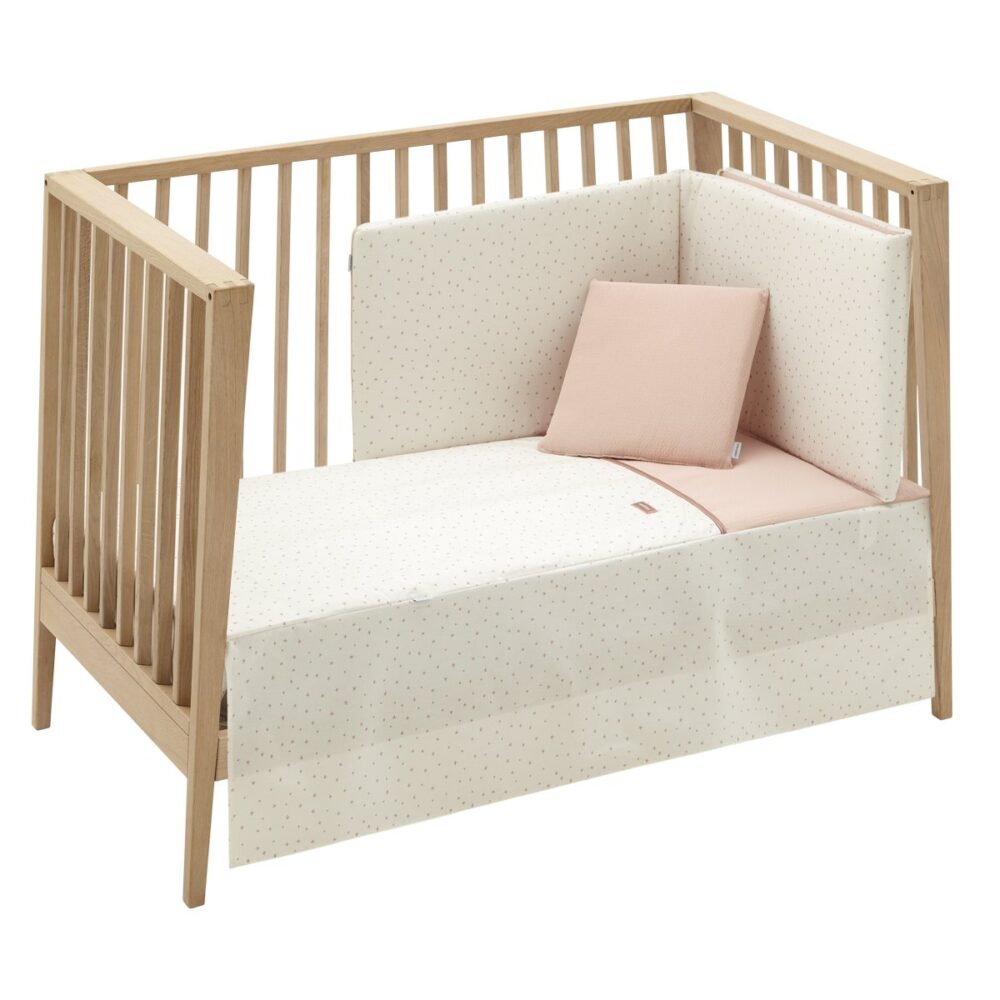 Jgo 2 Pcs.Colcha I-V. Cuna 70 Magia Rosa 70X140X3 Cm Cambrass - Imagen 2
