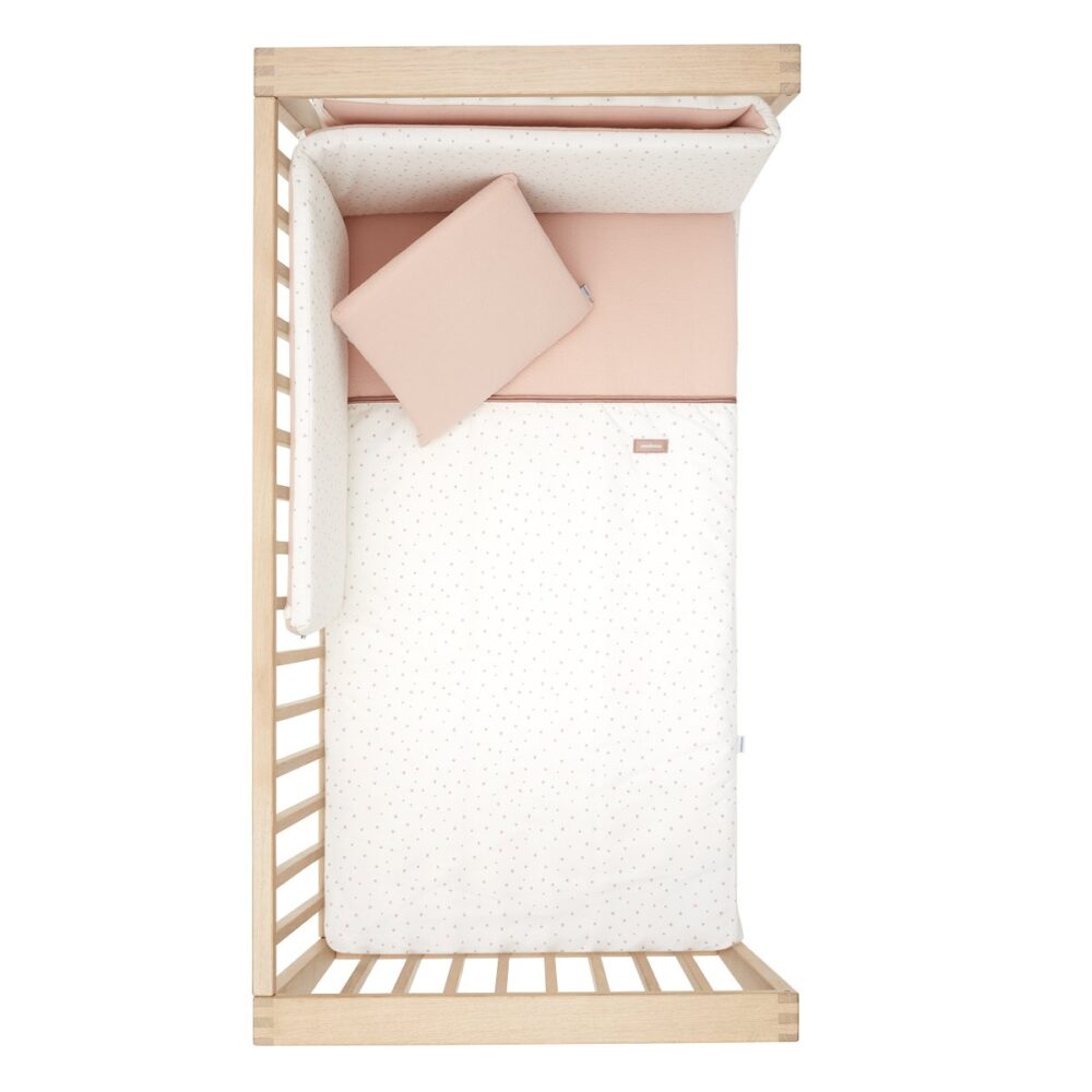 Jgo 2 Pcs.Colcha I-V. Cuna 70 Magia Rosa 70X140X3 Cm Cambrass - Imagen 3