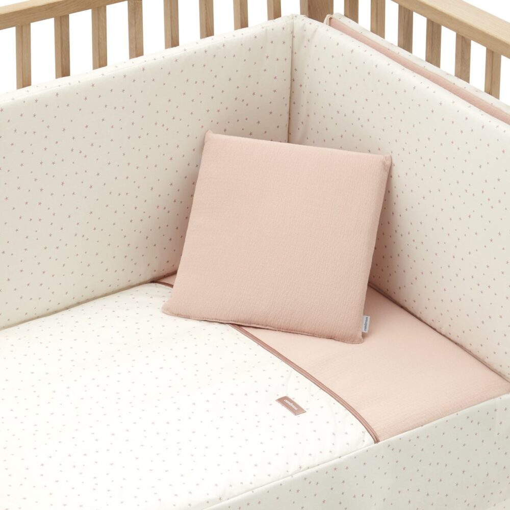 Jgo 2 Pcs.Colcha I-V. Cuna 70 Magia Rosa 70X140X3 Cm Cambrass - Imagen 4