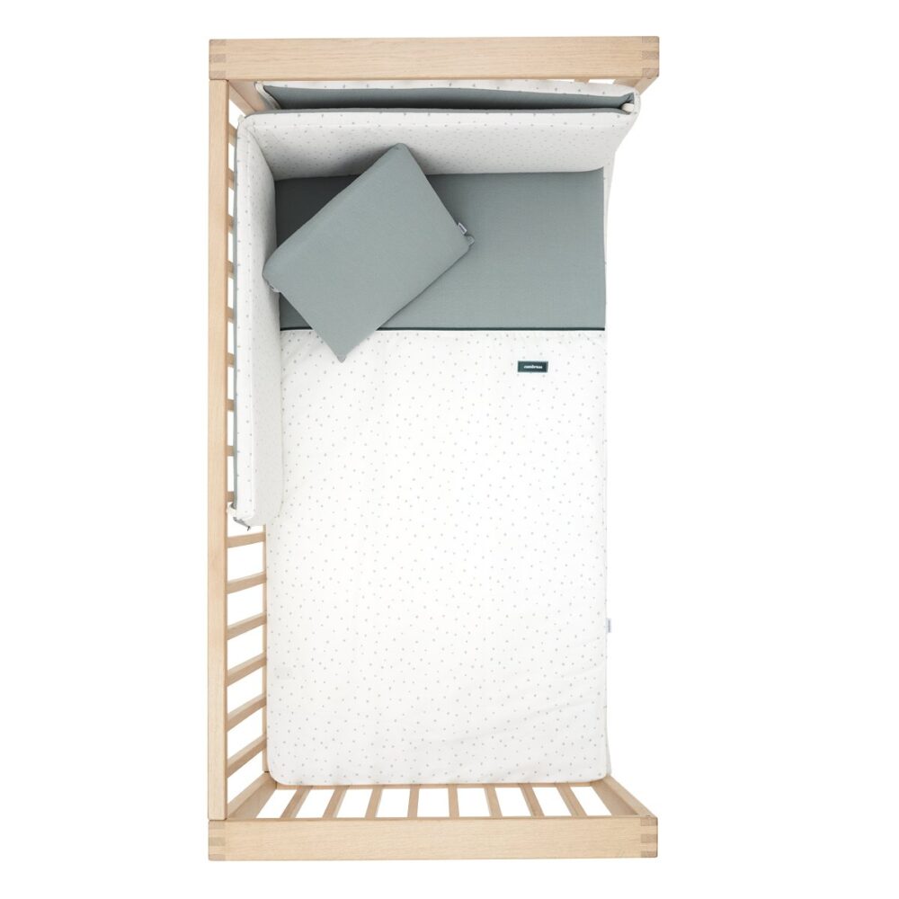Jgo 2 Pcs.Colcha I-V. Cuna 70 Magia Verde 70X140X3 Cm Cambrass - Imagen 4