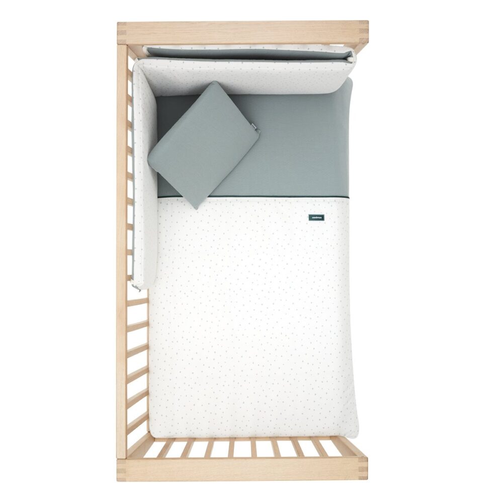 Jgo 2 Pcs.F.Nordica Cuna 60 Magia Verde 100X140X3 Cm Cambrass - Imagen 4