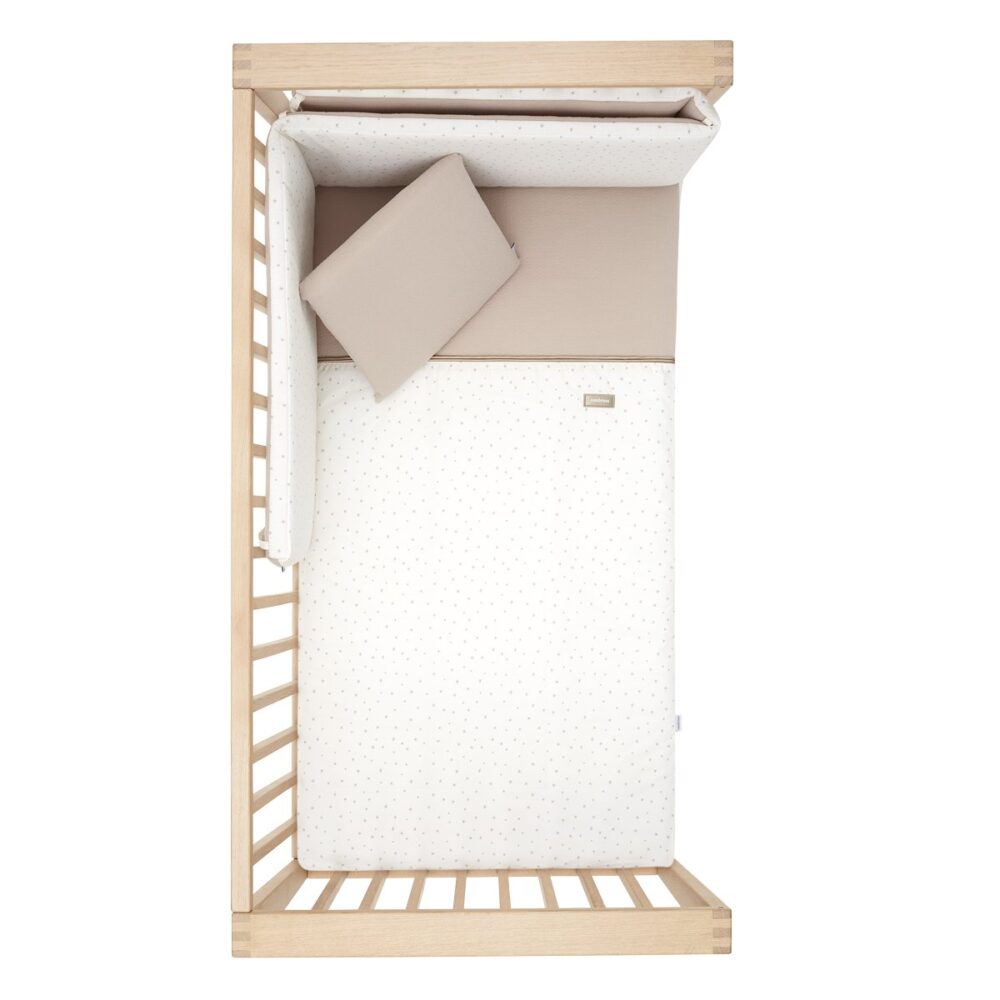 Jgo 2 Pcs.Colcha I-V. Cuna 60 Magia Beige 60X120X3 Cm Cambrass - Imagen 4