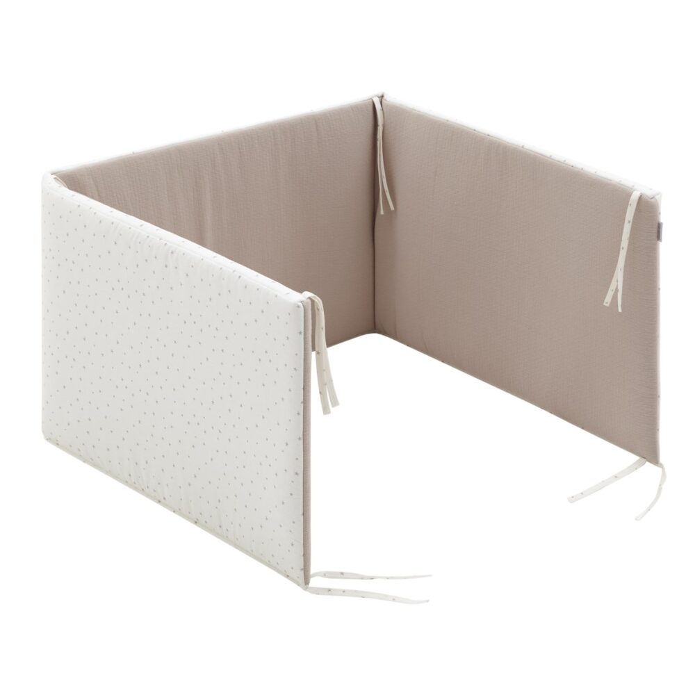 Jgo 2 Pcs.Colcha I-V. Cuna 60 Magia Beige 60X120X3 Cm Cambrass - Imagen 7