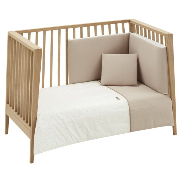 Jgo 2 Pcs.F.Nordica Cuna 60 Magia Beige 100X140X3 Cm Cambrass
