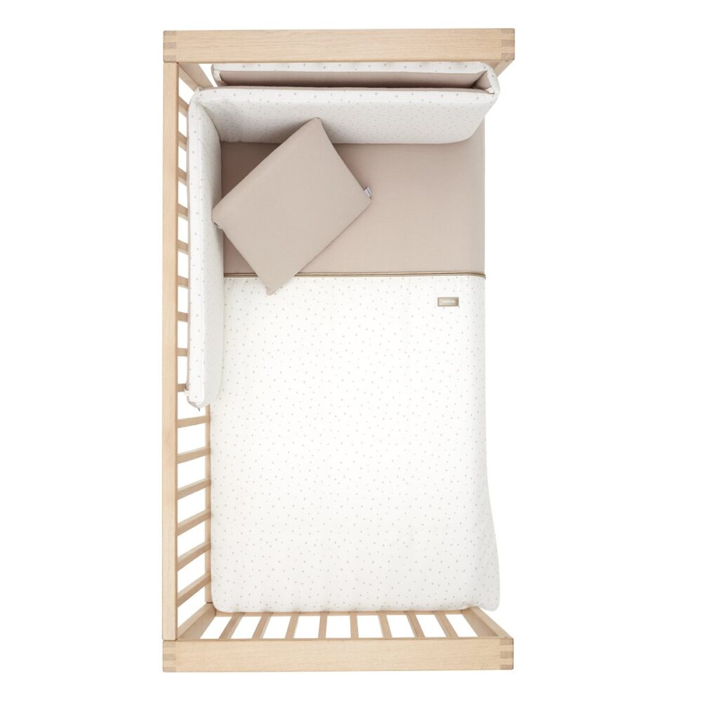 Jgo 2 Pcs.F.Nordica Cuna 70 Magia Beige 110X170X3 Cm Cambrass - Imagen 4