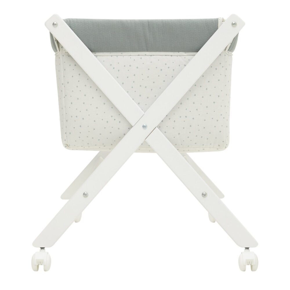 Minicuna Tijera Madera Magia Verde/Blanco 55X87X74 Cm Cambrass - Imagen 7