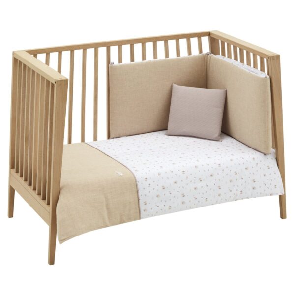 Jgo 2 Pcs.F.Nordica Cuna 70 Greeny Beige 110X170X3 Cm Cambrass