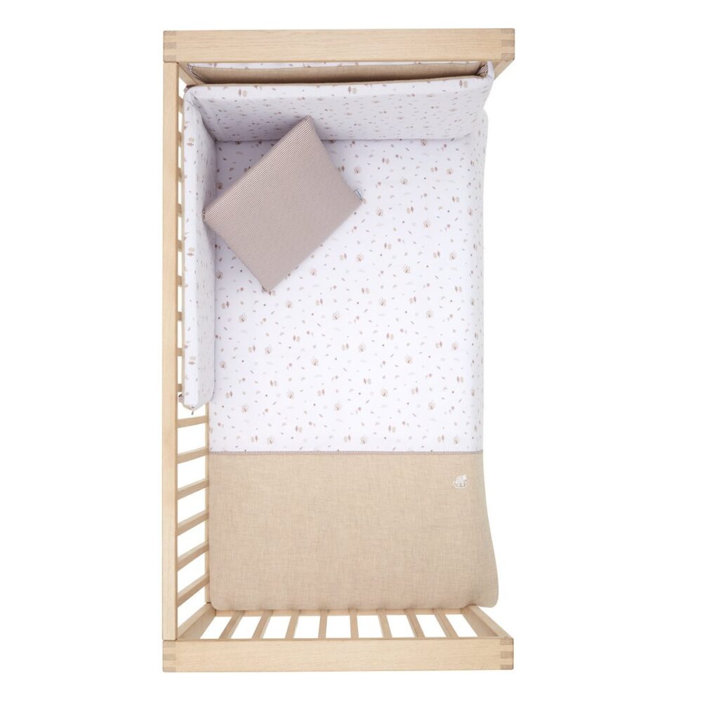 Jgo 2 Pcs.F.Nordica Cuna 70 Greeny Beige 110X170X3 Cm Cambrass - Imagen 4