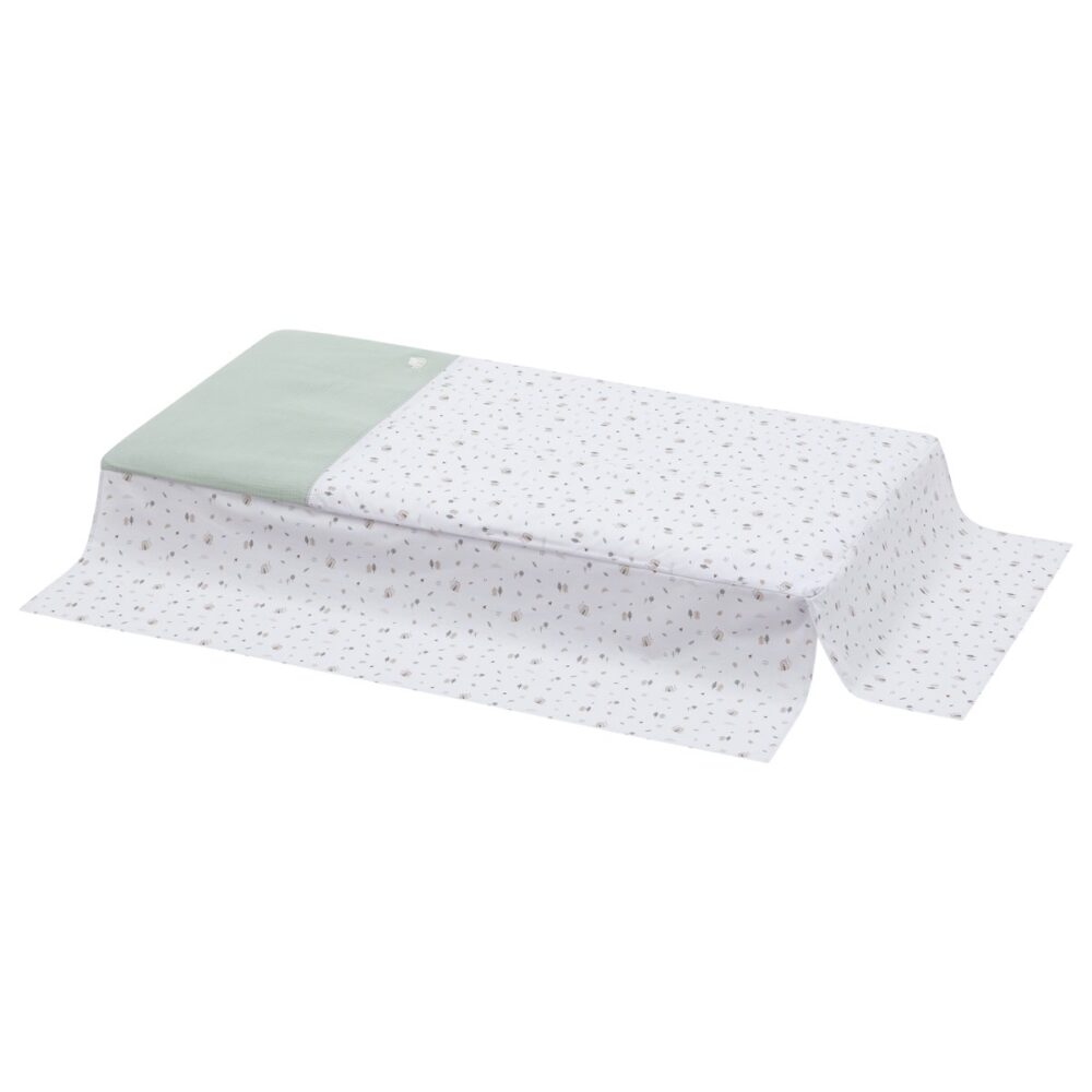 Jgo 2 Pcs.Colcha I-V. Cuna 60 Greeny Verde 60X120X3 Cm Cambrass - Imagen 5