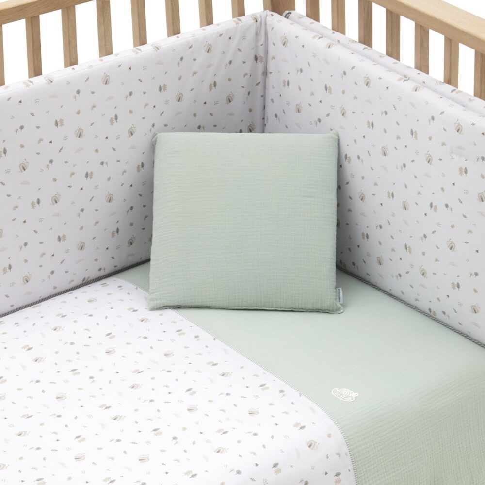 Jgo 2 Pcs.F.Nordica Cuna 70 Greeny Verde 110X170X3 Cm Cambrass - Imagen 2