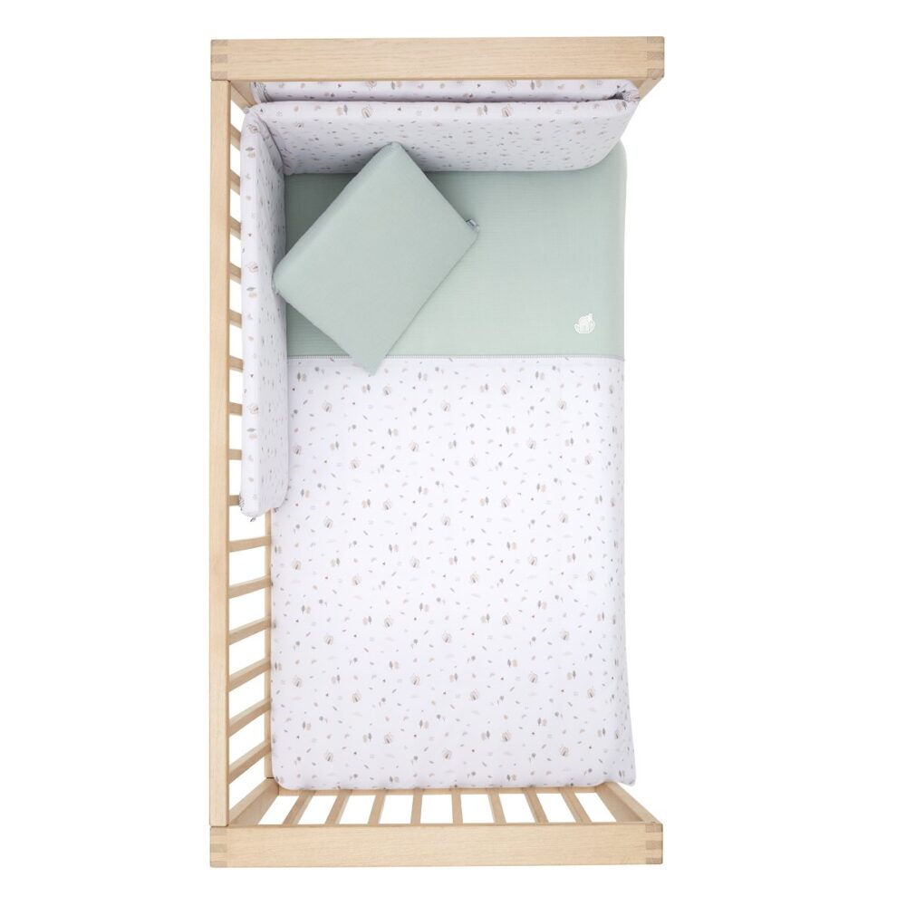 Jgo 2 Pcs.F.Nordica Cuna 70 Greeny Verde 110X170X3 Cm Cambrass - Imagen 3