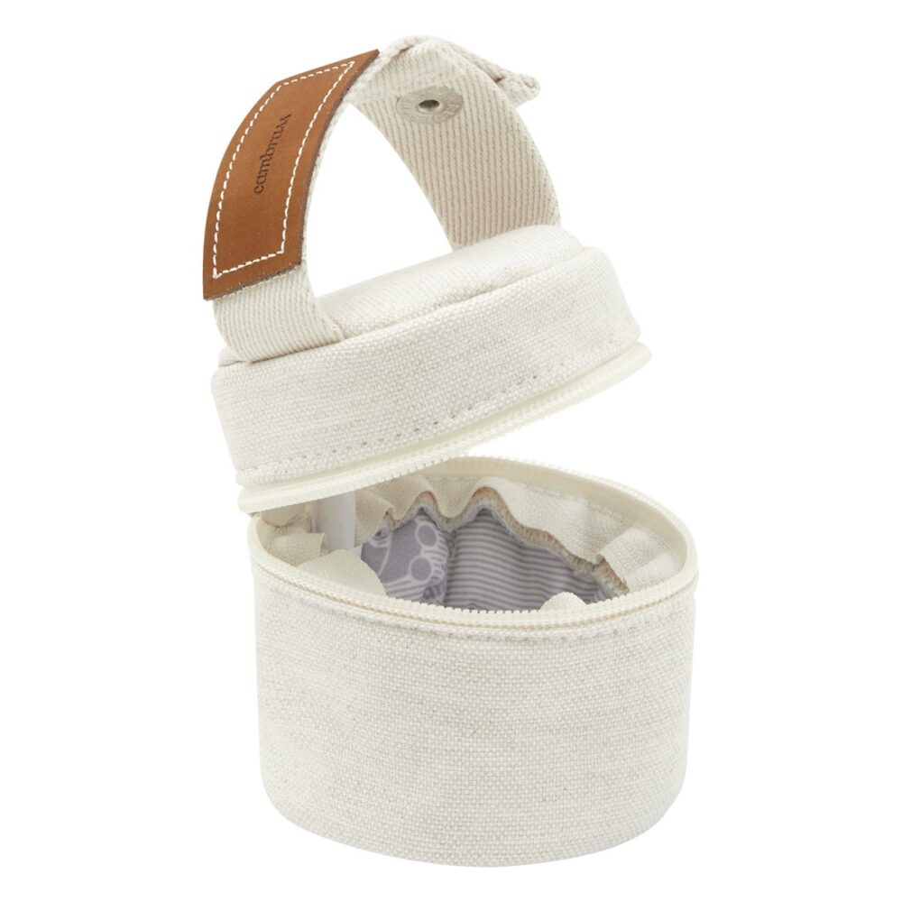 Portachupete Natura Beige 8.5X8.5X11 Cm Cambrass - Imagen 3