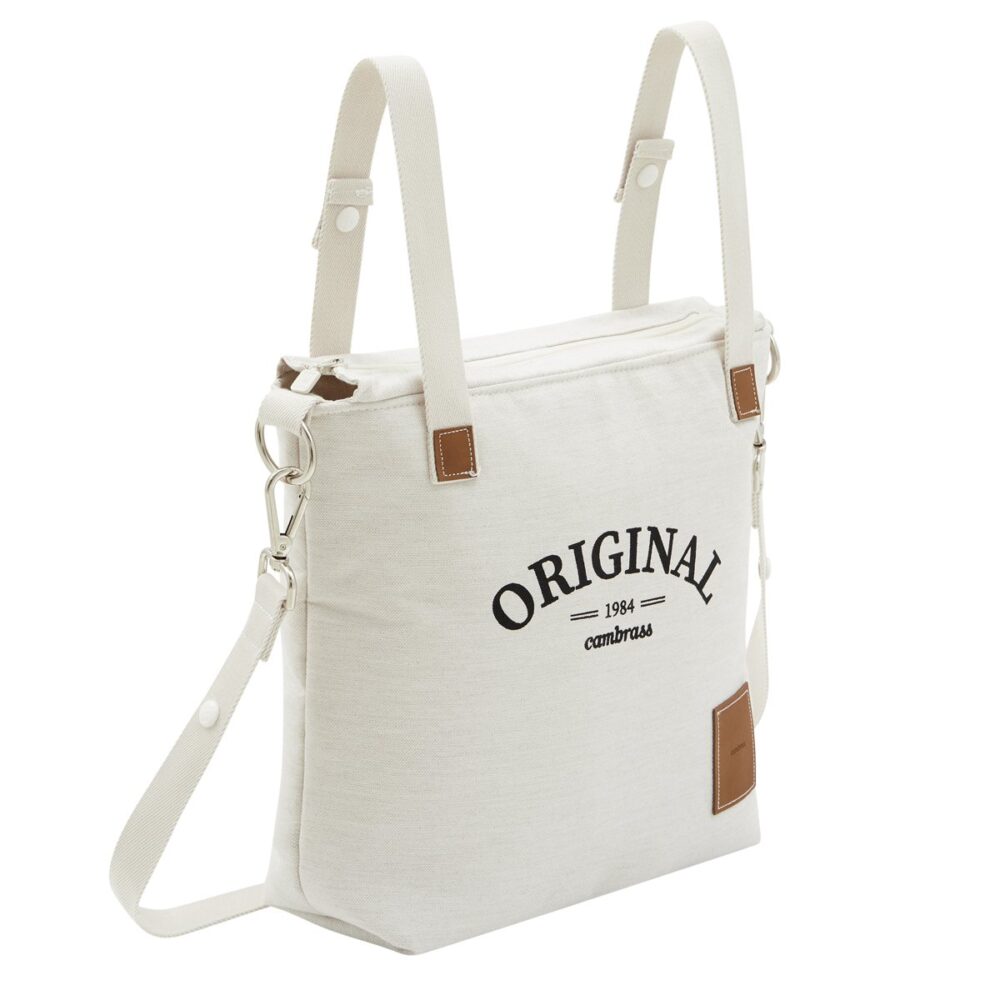 Bolso Talega Natura Beige 12X40X35 Cm Cambrass - Imagen 3