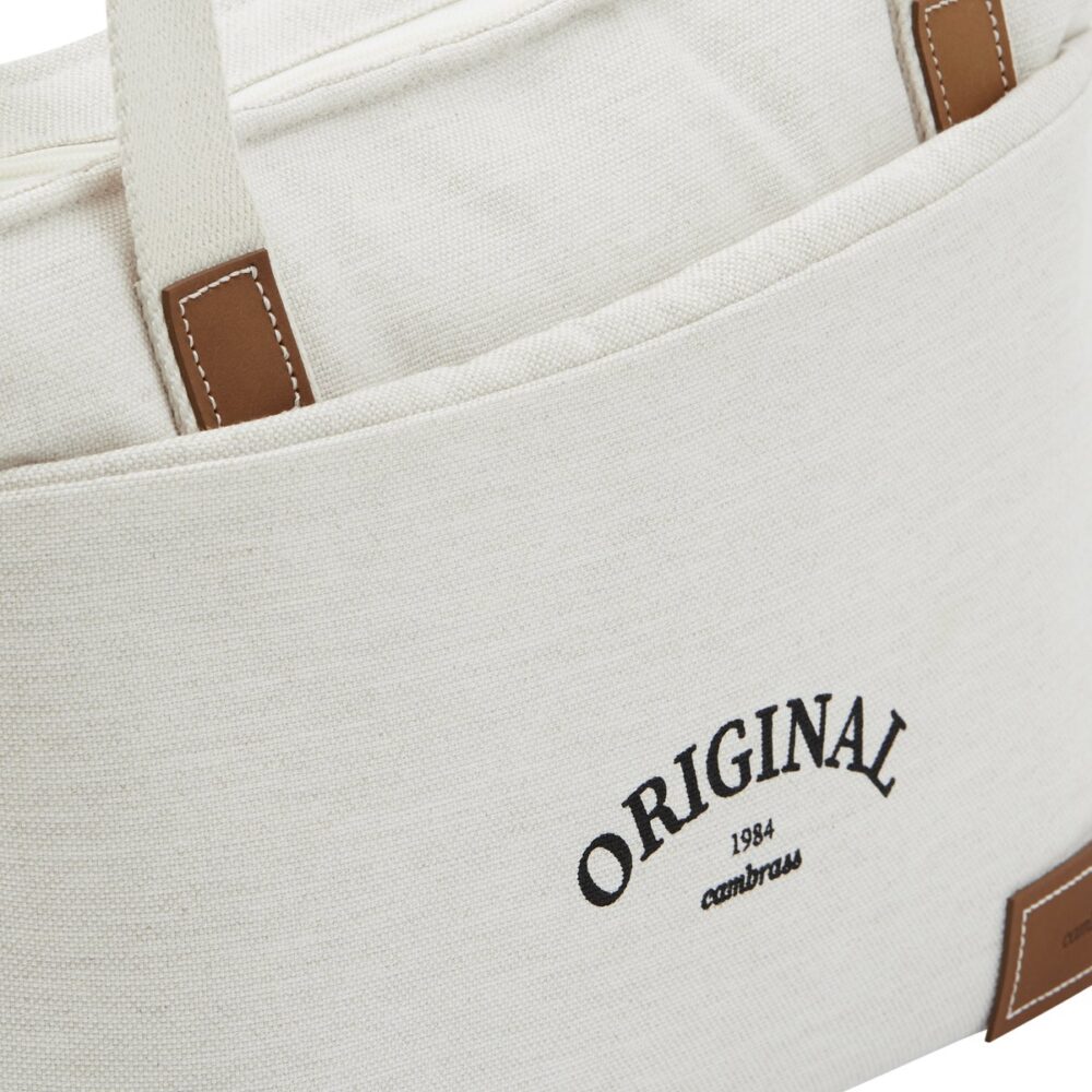 Bolso Organizador Natura Beige 13X38X20 Cm Cambrass - Imagen 5