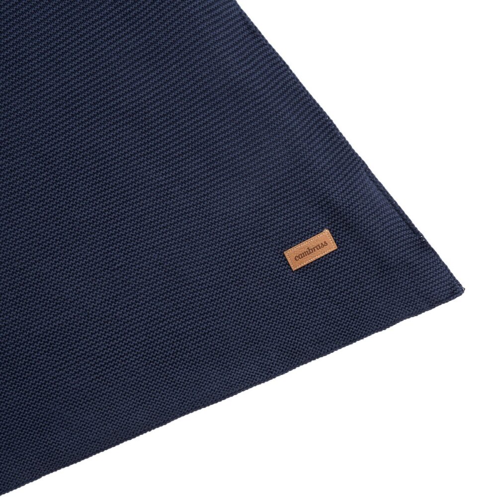Manta Punto Bamboo 80X100X1 Cm Plain Gg5 Azul Marino Cambrass - Imagen 4