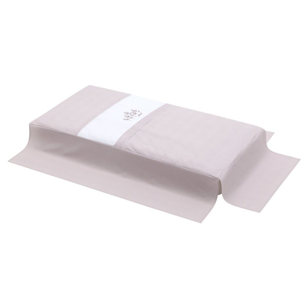 Jgo 2 Pcs.Colcha I-V. Cuna 60 Mini Windsord Rosa 60X120X3 Cm Cambrass - Imagen 4