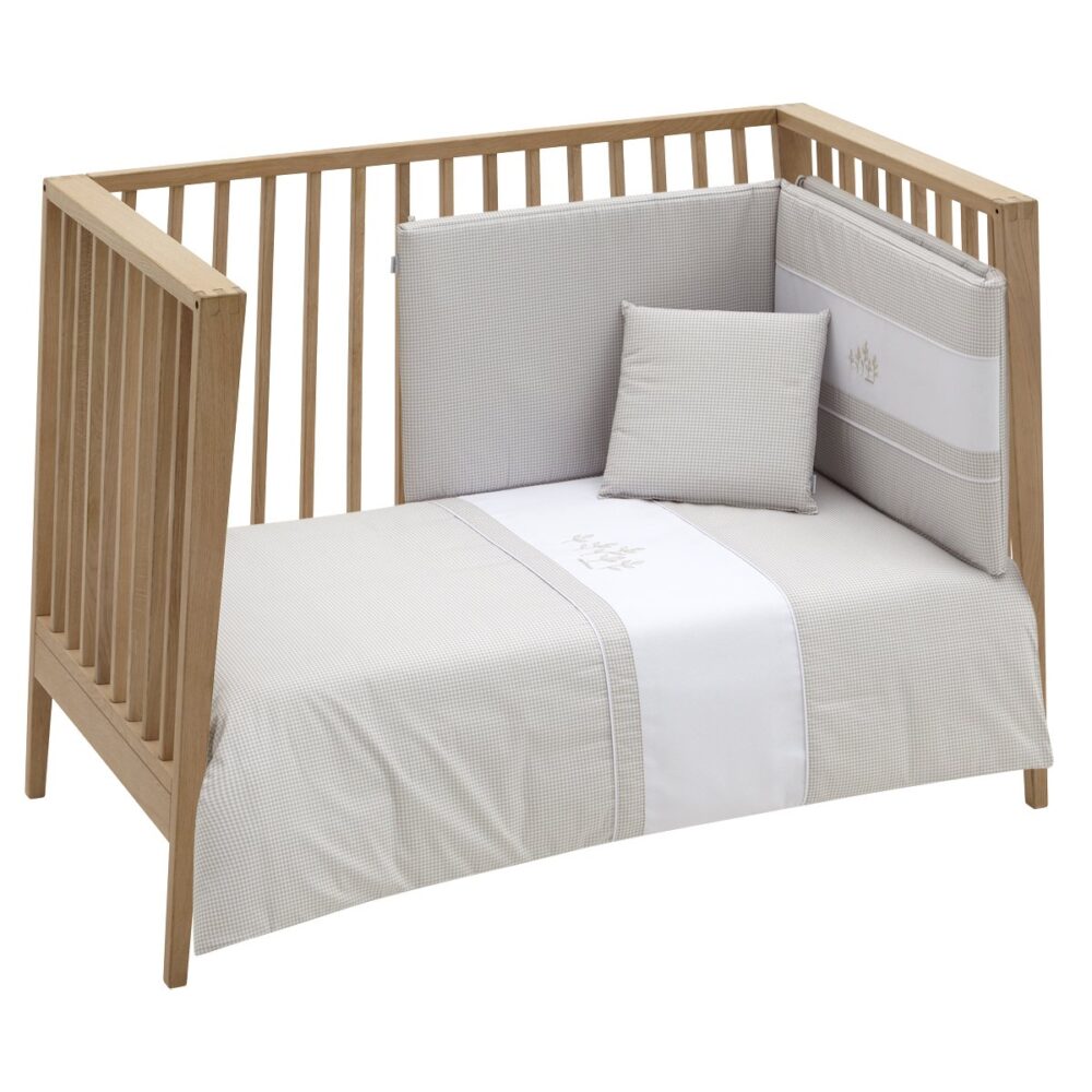Jgo 2 Pcs.F.Nordica Cuna 70 Mini Windsord Crudo 110X170X3 Cm Cambrass