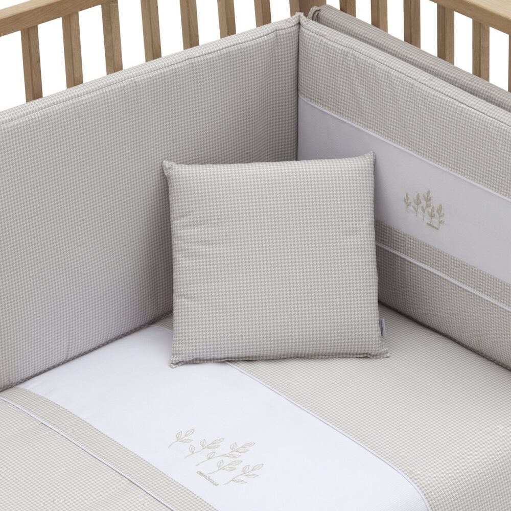 Jgo 2 Pcs.F.Nordica Cuna 70 Mini Windsord Crudo 110X170X3 Cm Cambrass - Imagen 2