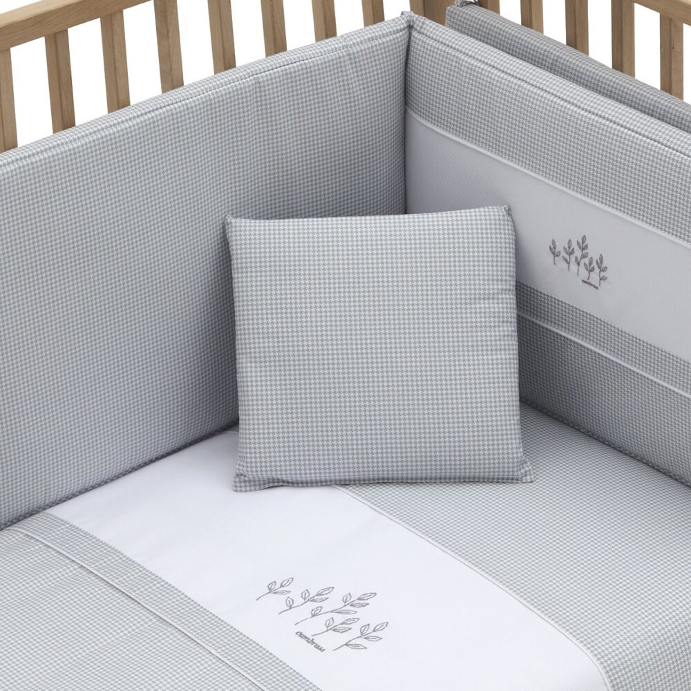Jgo 2 Pcs.F.Nordica Cuna 70 Mini Windsord Gris 110X170X3 Cm Cambrass - Imagen 2