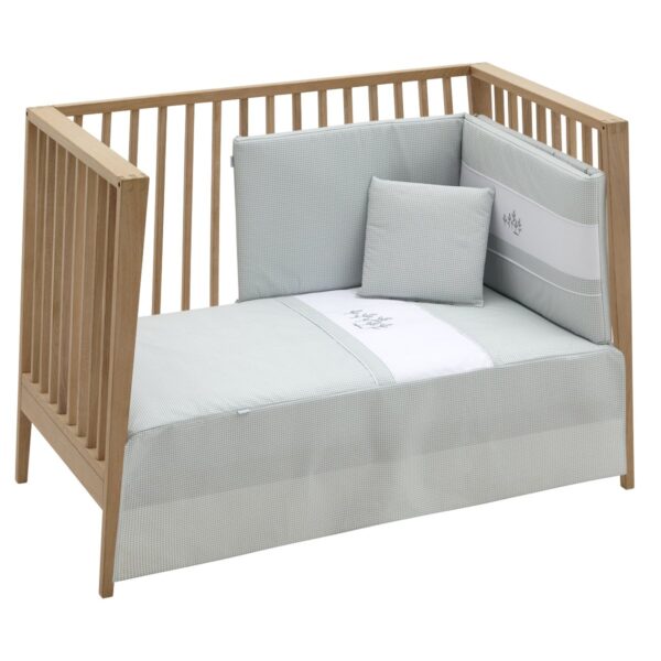 Jgo 2 Pcs.Colcha I-V. Cuna 70 Mini Windsord Mint 70X140X3 Cm Cambrass