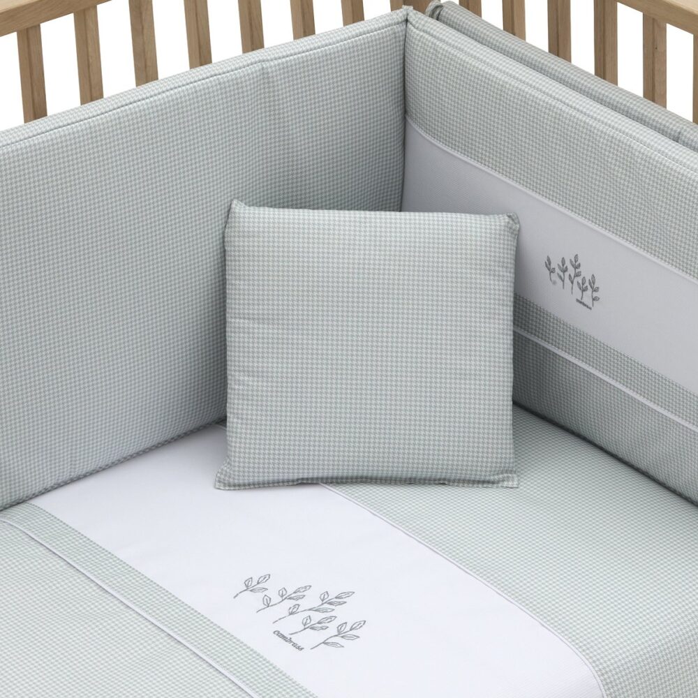 Jgo 2 Pcs.F.Nordica Cuna 70 Mini Windsord Mint 110X170X3 Cm Cambrass - Imagen 2