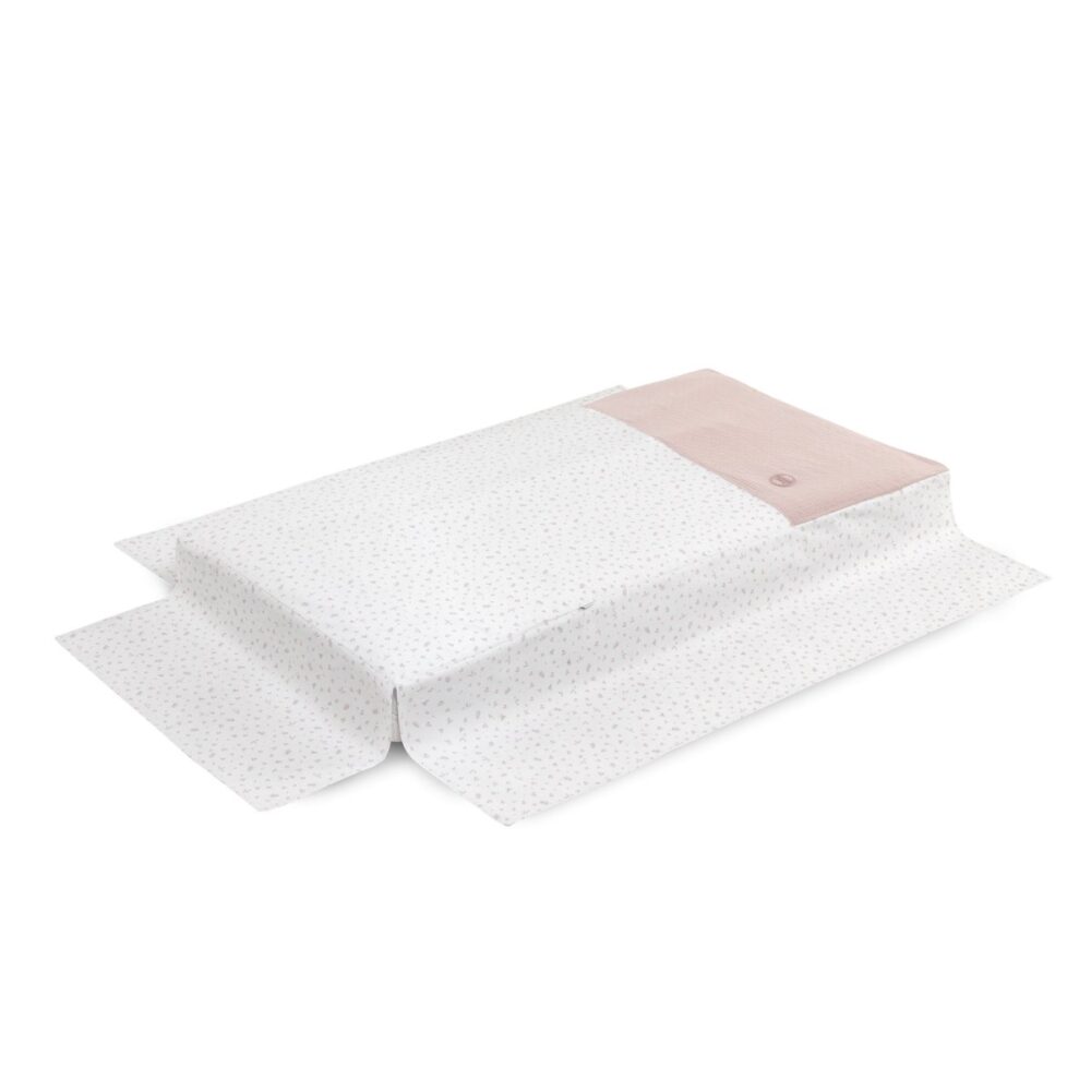 Jgo 2 Pcs.Colcha I-V. Cuna 60 Plumeti Rosa 60X120X3 Cm Cambrass - Imagen 4