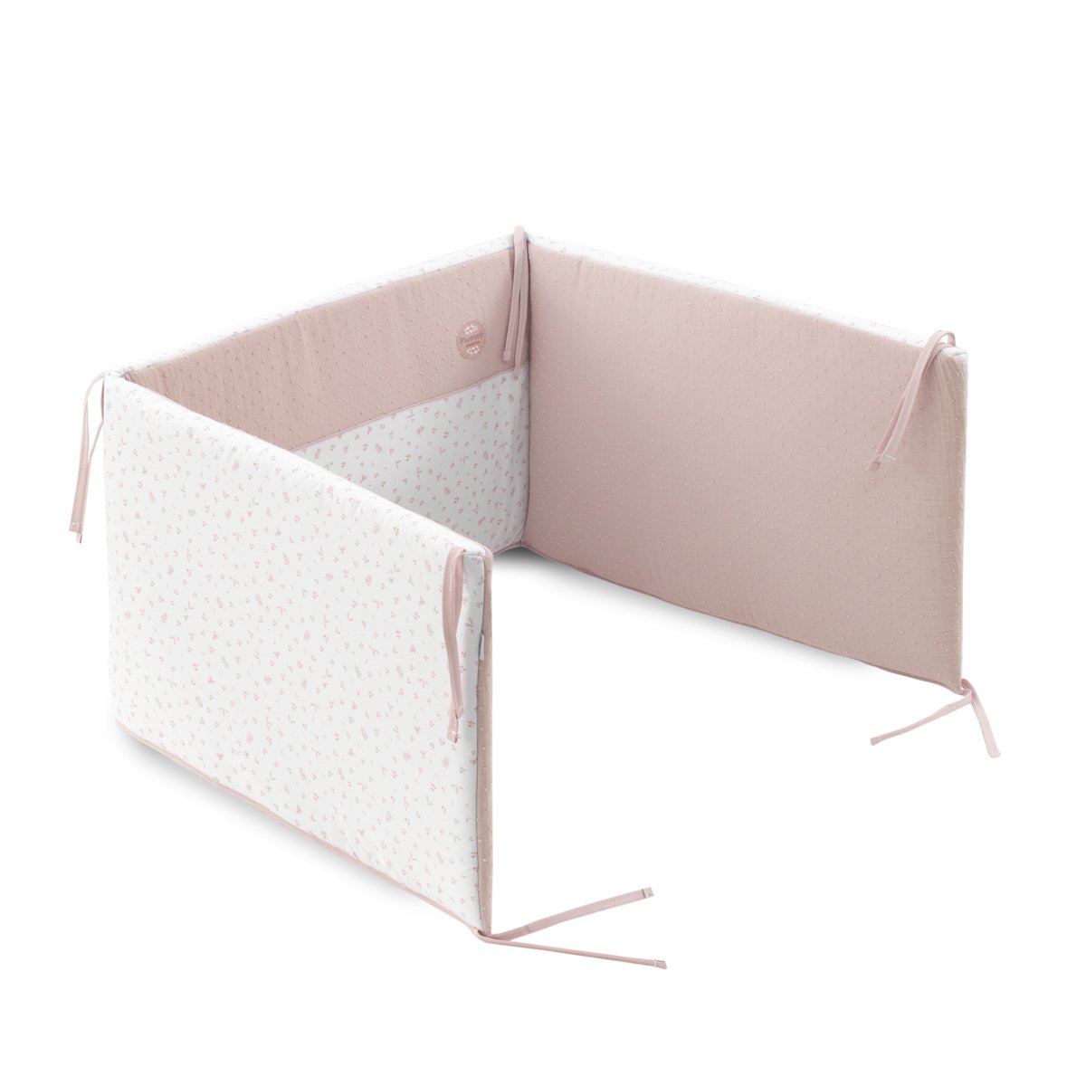Jgo 2 Pcs.F.Nordica Cuna 60 Plumeti Rosa 100X140X3 Cm Cambrass - Imagen 5