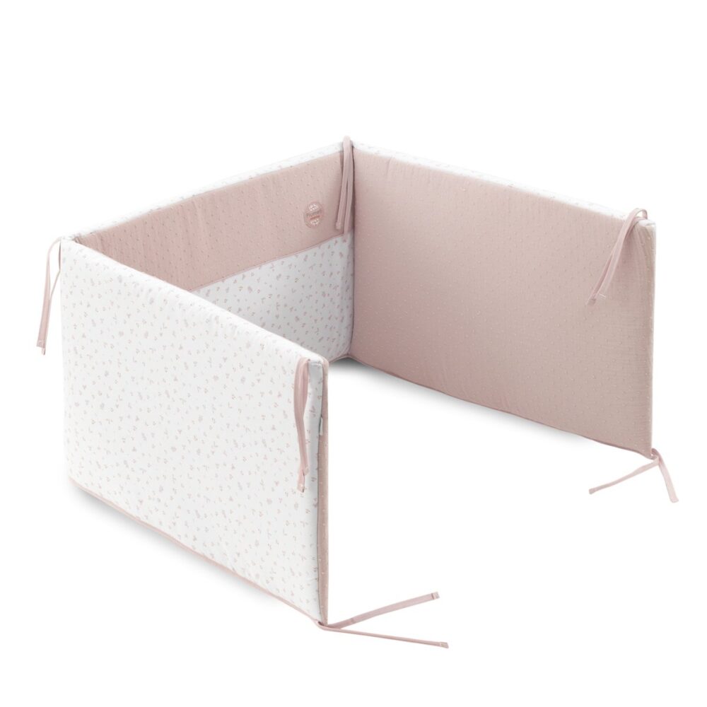 Jgo 2 Pcs.F.Nordica Cuna 70 Plumeti Rosa 110X170X3 Cm Cambrass - Imagen 5