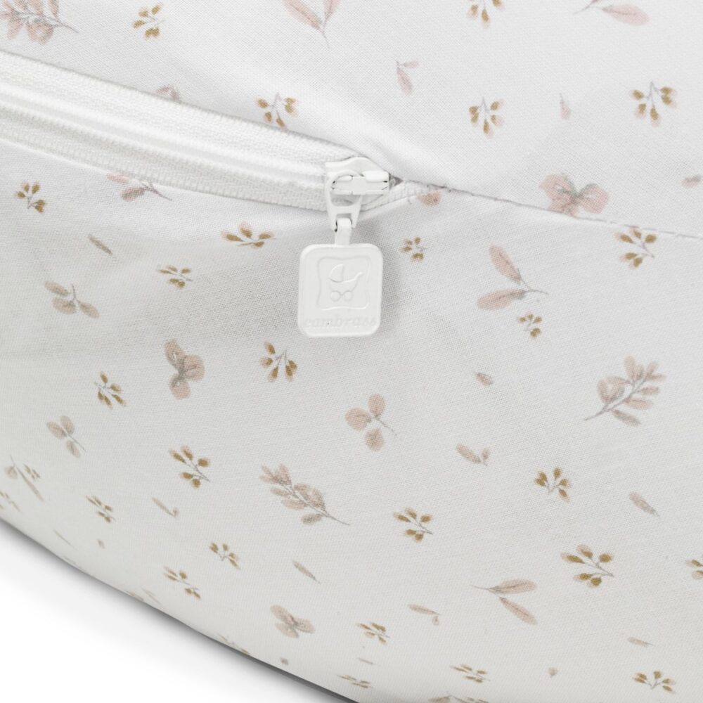 Cojin De Lactancia Luna 80X185X16 Cm Plumeti Rosa Cambrass - Imagen 3