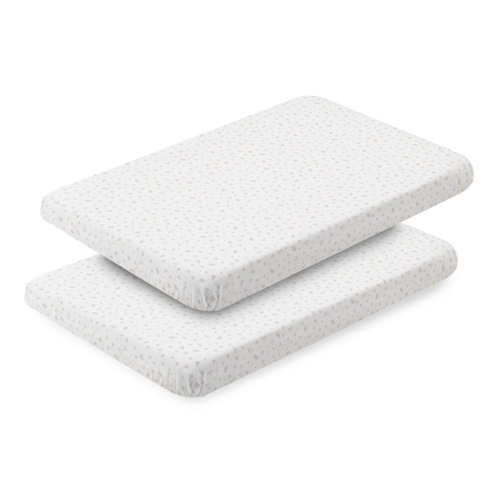 Bajera Minicuna Pack 2 Uds. 50X82X10 Cm Plumeti Rosa Cambrass