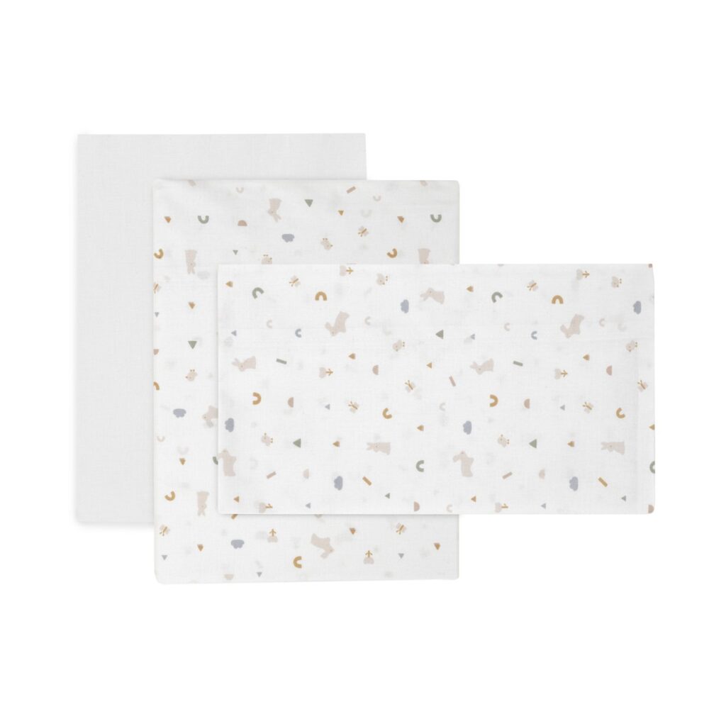 Sabana Cuna 3 Pcs (Cuna 70) 120X180X1 Cm Rabbit Beige Cambrass