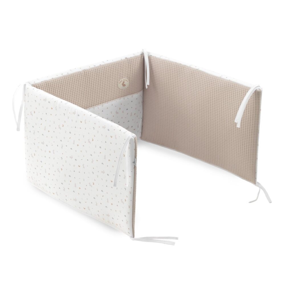 Jgo 2 Pcs.F.Nordica Cuna 70 Rabbit Beige 110X170X3 Cm Cambrass - Imagen 5