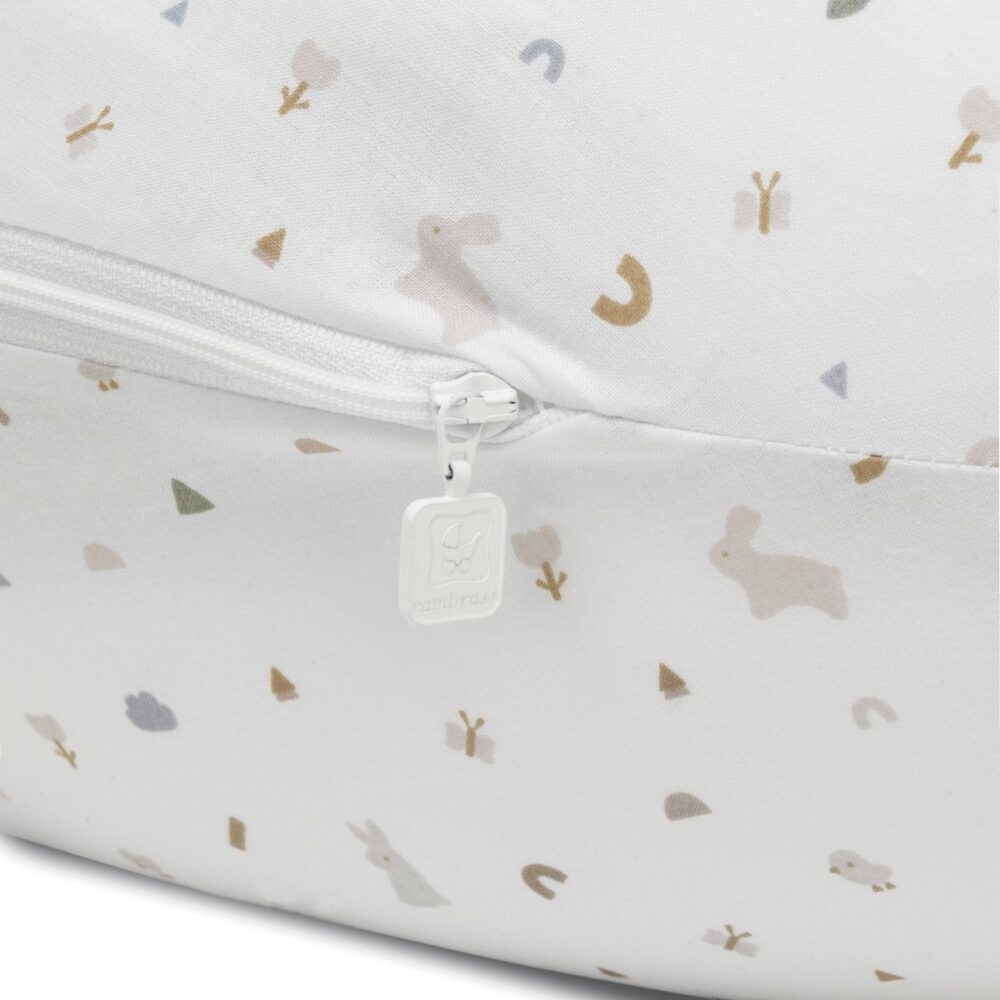 Cojin De Lactancia Luna 80X185X16 Cm Rabbit Beige Cambrass - Imagen 3