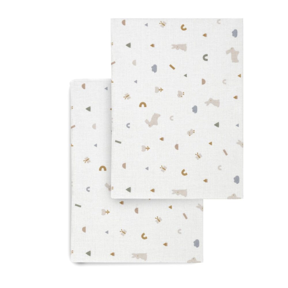 Bajera Moises/Carro Pack 2 Ud. 35X80X7 Cm Rabbit Beige Cambrass - Imagen 2