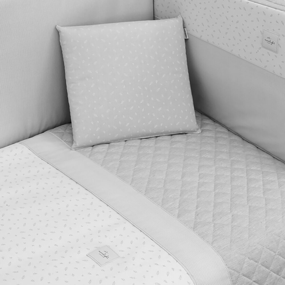 Jgo 2 Pcs.F.Nordica Cuna 70 Fresco Gris 110X170X3 Cm Cambrass - Imagen 2