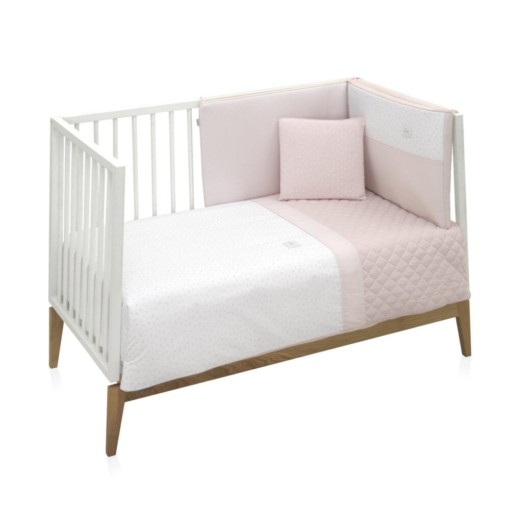 Jgo 2 Pcs.F.Nordica Cuna 70 Fresco Rosa 110X170X3 Cm Cambrass