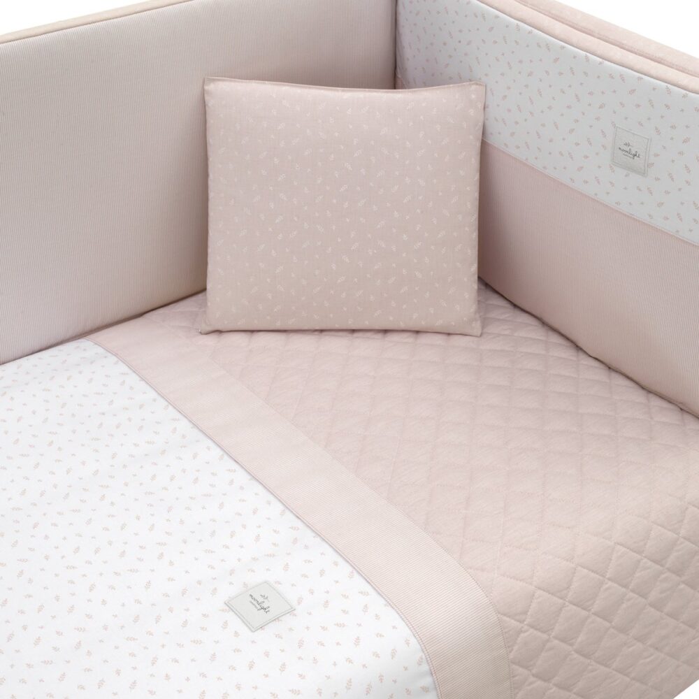 Jgo 2 Pcs.F.Nordica Cuna 70 Fresco Rosa 110X170X3 Cm Cambrass - Imagen 2