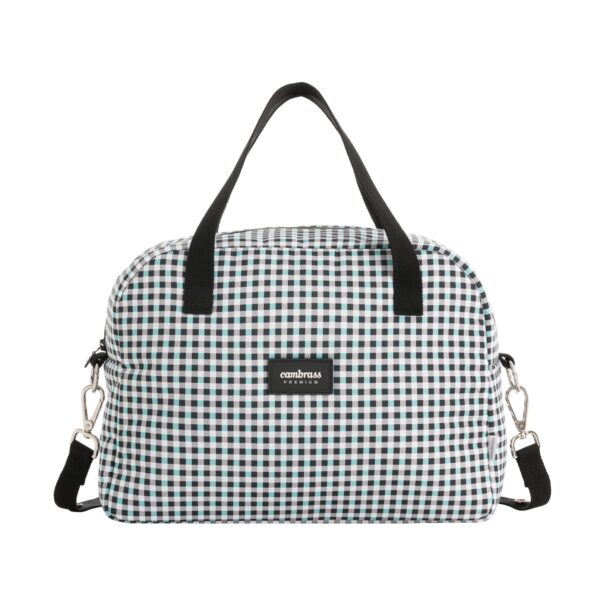 Bolso Maternal Prome New Vichy Azul 18X41X31 Cm Cambrass