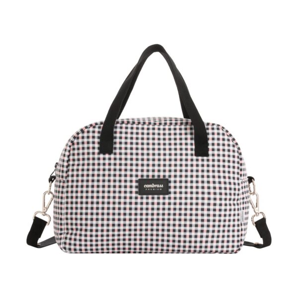 Bolso Maternal Prome New Vichy Rosa 18X41X31 Cm Cambrass
