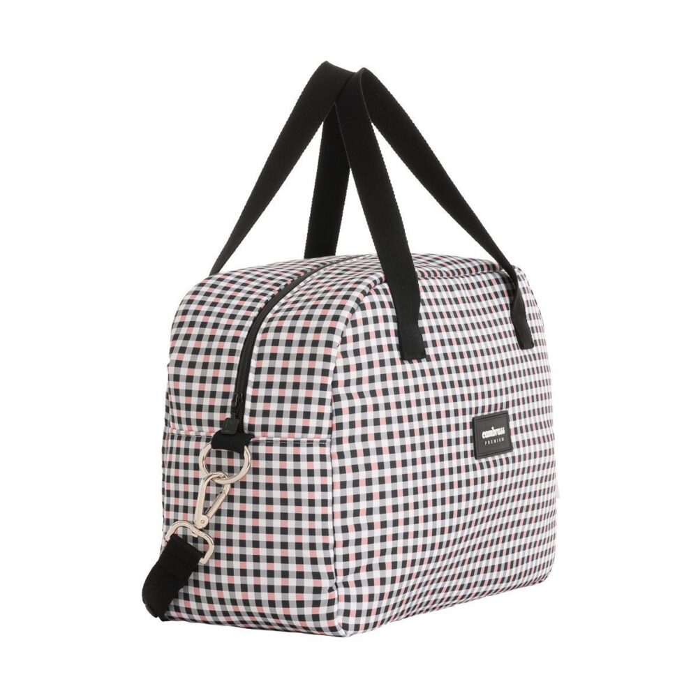 Bolso Maternal Prome New Vichy Rosa 18X41X31 Cm Cambrass - Imagen 3