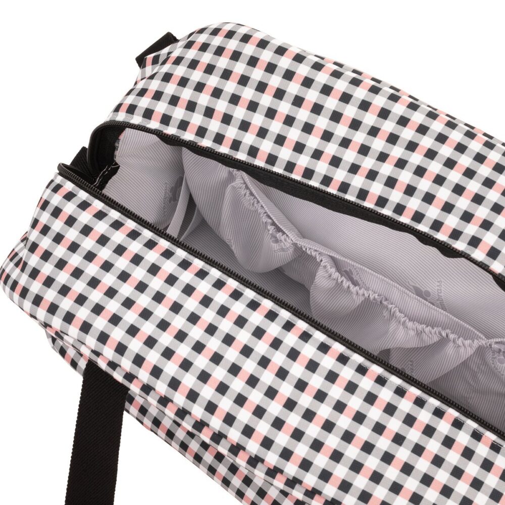 Bolso Maternal Prome New Vichy Rosa 18X41X31 Cm Cambrass - Imagen 4