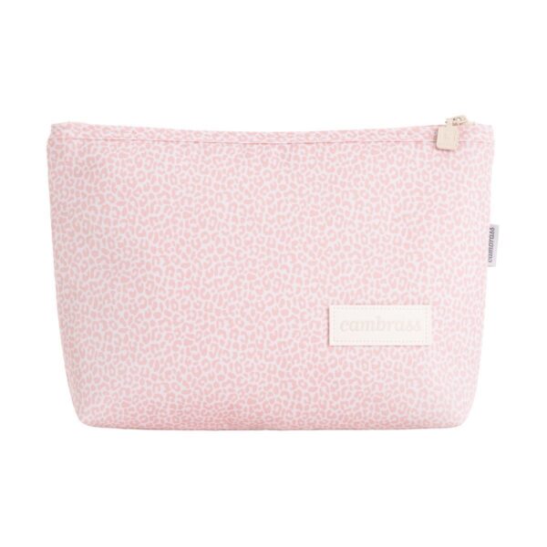 Bolsa Aseo Animal Print Rosa 6X28X20 Cm Cambrass