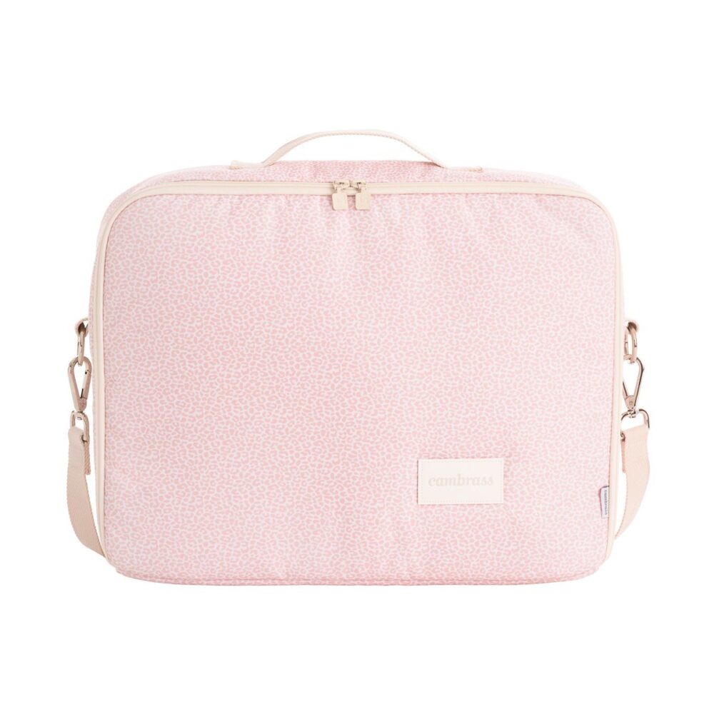 Maleta Clinica Animal Print Rosa 12X47X36 Cm Cambrass