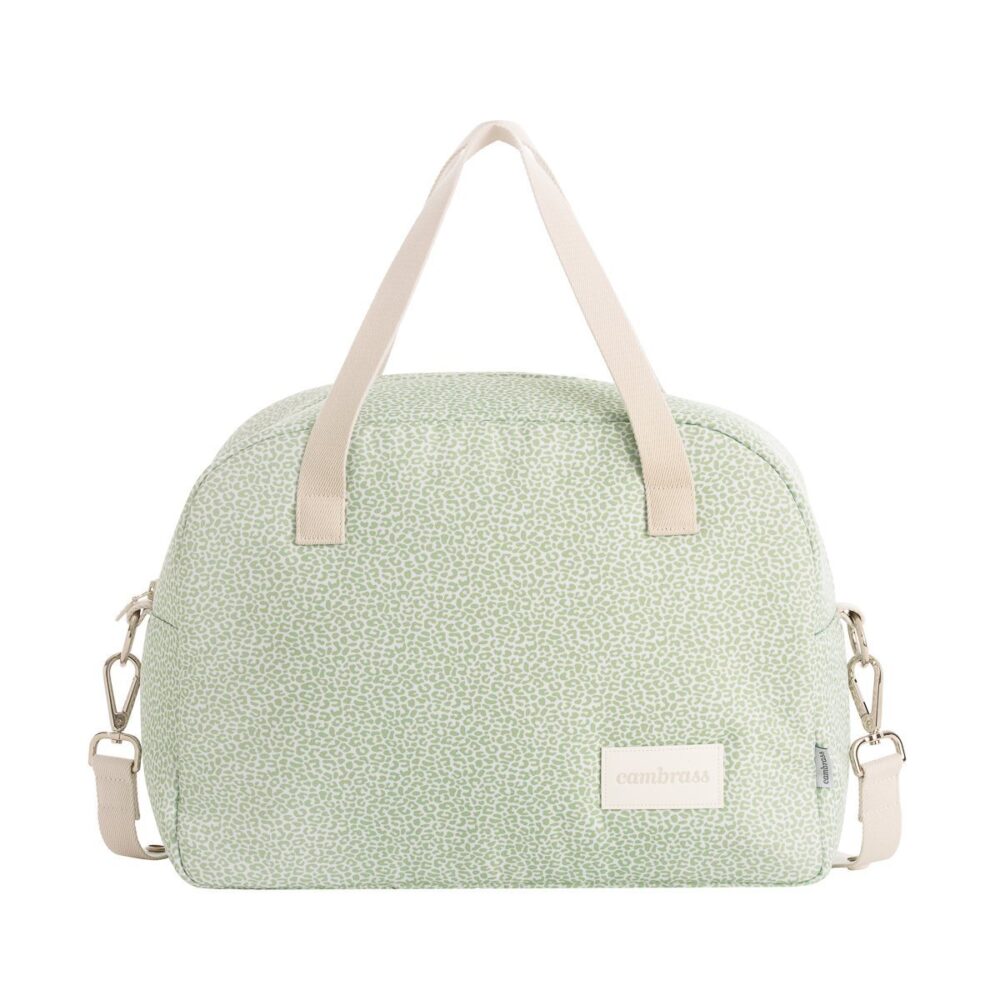 Bolso Maternal Prome Animal Print Mint 18X41X31 Cm Cambrass