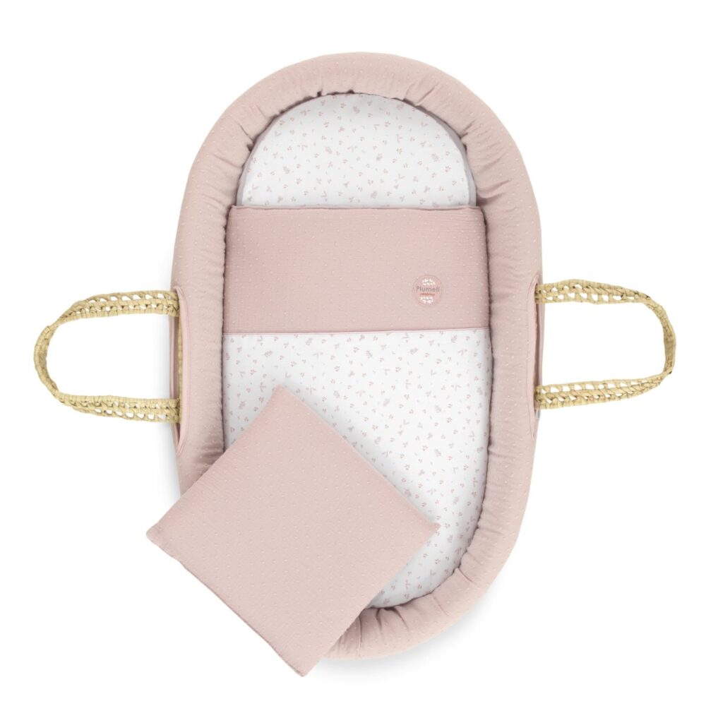 Moises Palma Acolch+Pata M.Nat Plumeti Rosa/Natural 39X80X25 Cm Cambrass - Imagen 2