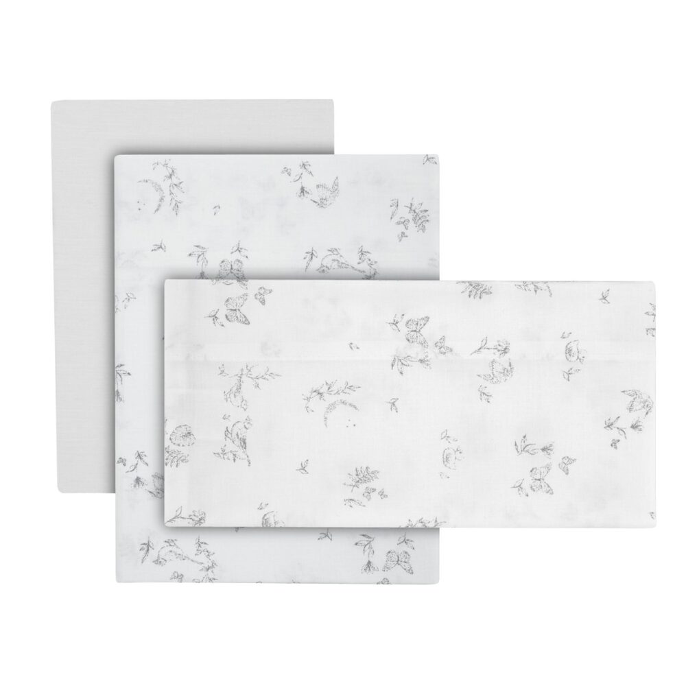 Sabana Moises/Carro 3 Pcs 35X80X1 Cm Merlo Crudo Cambrass