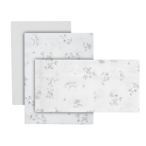 Sabana Moises/Carro 3 Pcs 35X80X1 Cm Merlo Crudo Cambrass