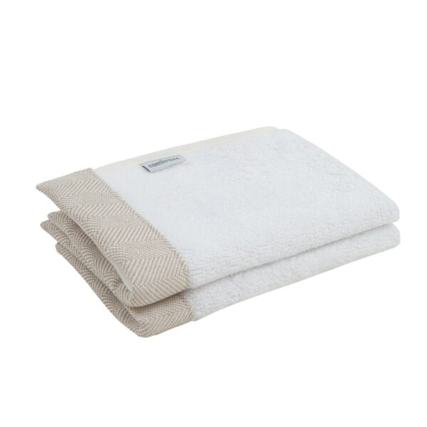 Juego 2 Toallas Lino Beige 25X35X1 Cm Cambrass