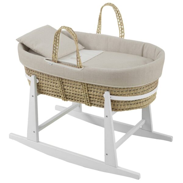 Moises Palma Acolch+Pata M.Bco Lino Beige/Bco 39X80X25 Cm Cambrass